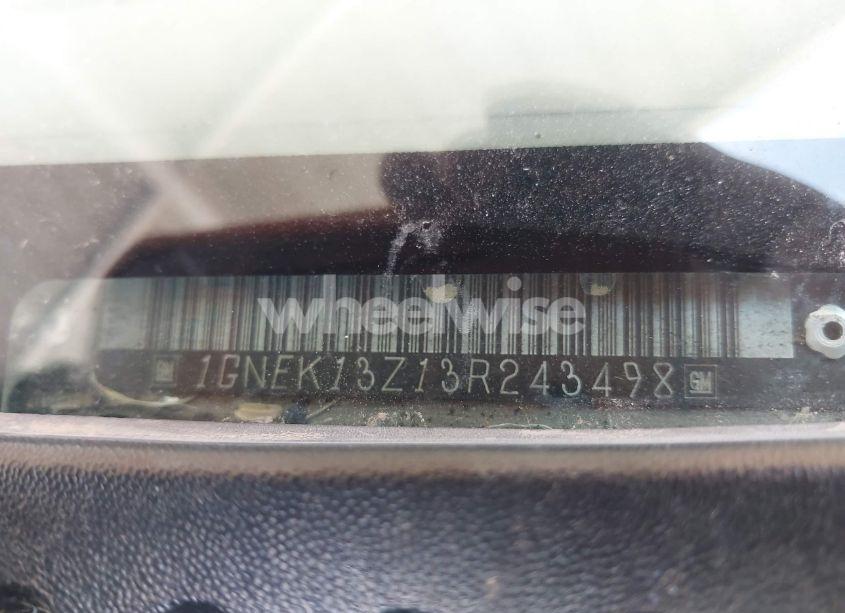 Photo 9 of 2003 Chevrolet Tahoe LS (VIN 1GNEK13Z13R243498)