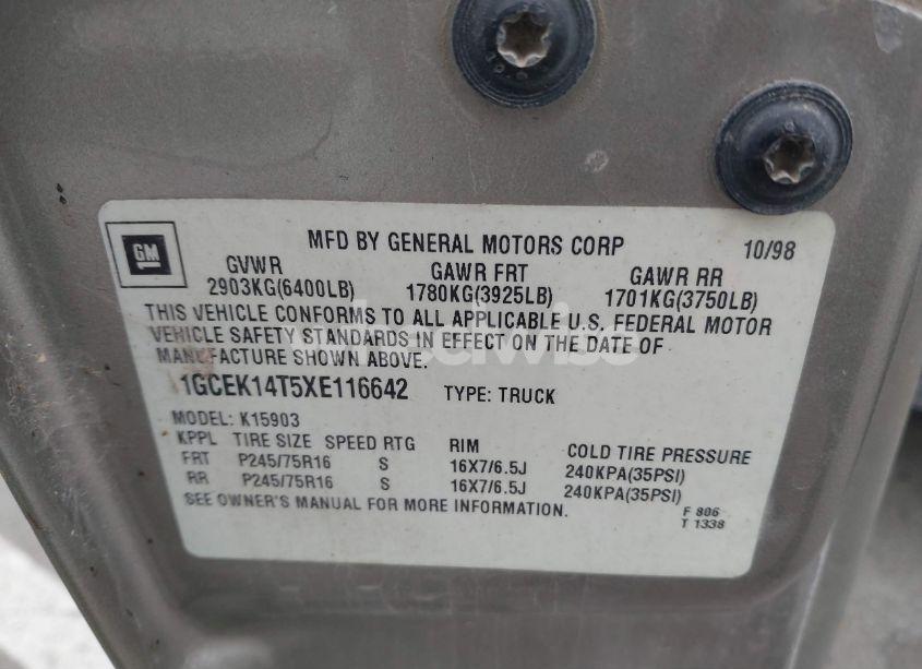 Photo 9 of 2004 Chevrolet Tahoe Z71 (VIN 1GNEK13Z44R322441)