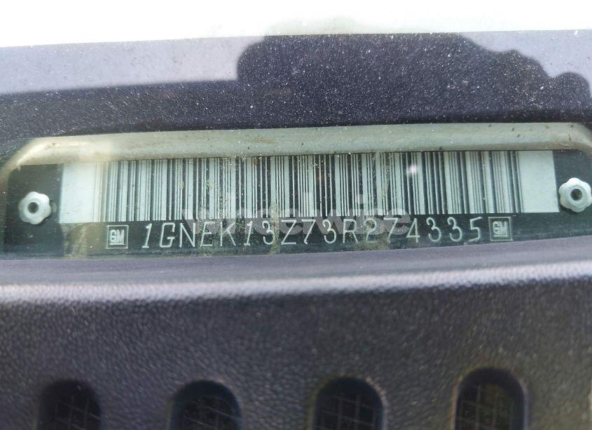 Photo 9 of 2003 Chevrolet Tahoe Z71 (VIN 1GNEK13Z73R274335)