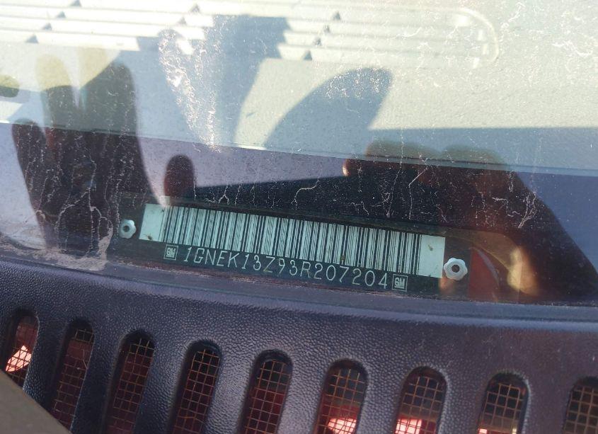 Photo 9 of 2003 Chevrolet Tahoe Z71 (VIN 1GNEK13Z93R207204)