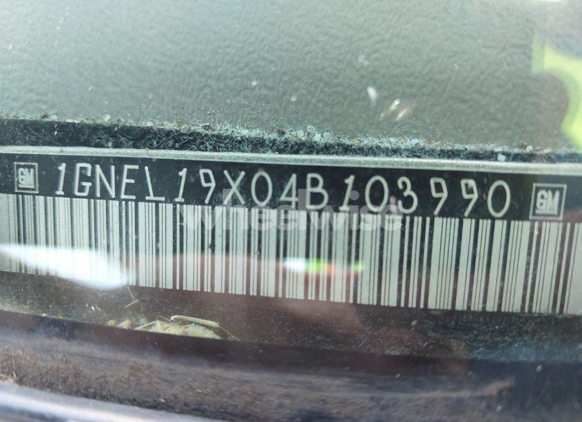 Photo 9 of 2004 Chevrolet Astro (VIN 1GNEL19X04B103990)