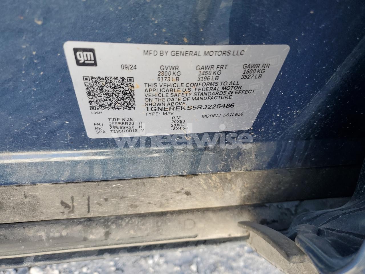 Photo 13 of 2024 CHEVROLET TRAVERSE LS (VIN 1GNEREKS5RJ225486)