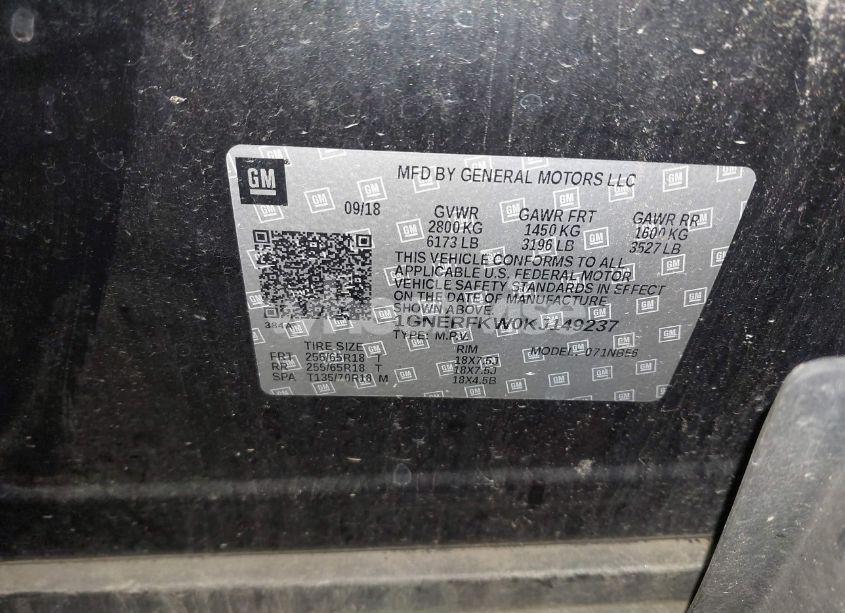 Photo 9 of 2019 Chevrolet Traverse LS (VIN 1GNERFKW0KJ149237)