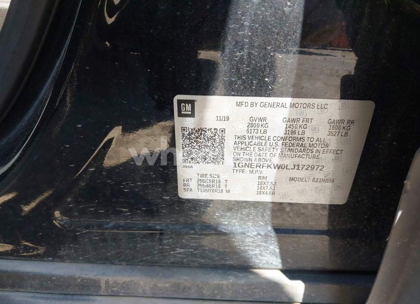 Photo 9 of 2020 Chevrolet Traverse FWD LS (VIN 1GNERFKW0LJ172972)