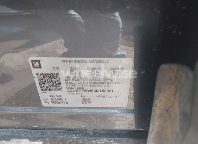 Photo 9 of 2021 Chevrolet Traverse FWD LS (VIN 1GNERFKW0MJ158961)