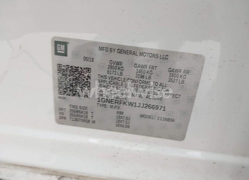 Photo 9 of 2018 Chevrolet Traverse LS (VIN 1GNERFKW1JJ266971)