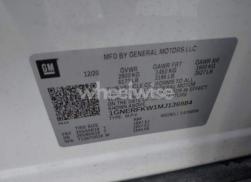 Photo 9 of 2021 Chevrolet Traverse FWD LS (VIN 1GNERFKW1MJ136984)