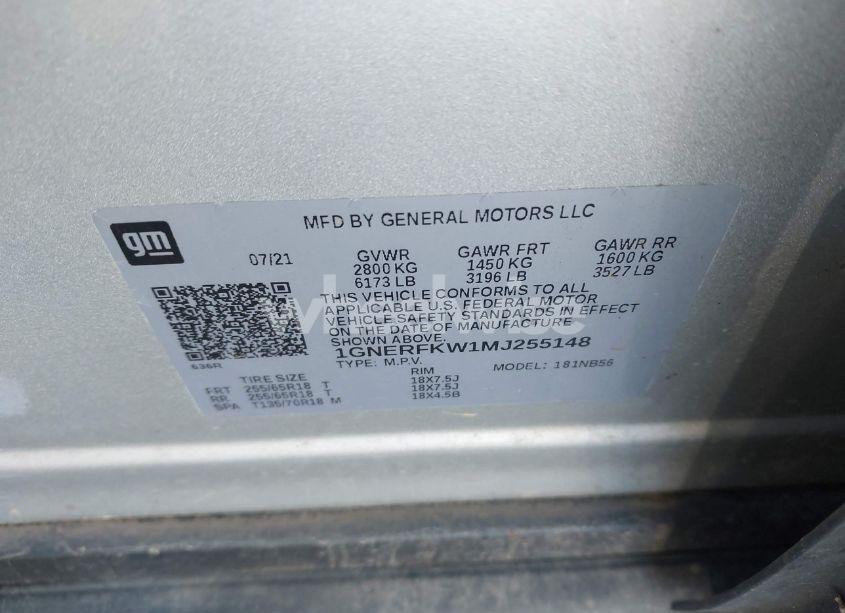 Photo 9 of 2021 Chevrolet Traverse FWD LS (VIN 1GNERFKW1MJ255148)