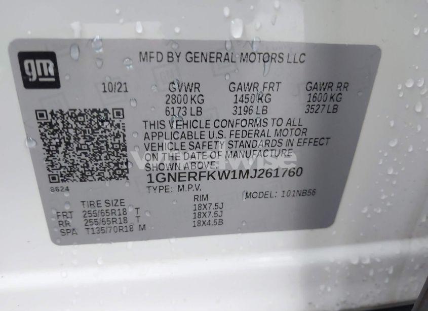 Photo 9 of 2021 Chevrolet Traverse FWD LS (VIN 1GNERFKW1MJ261760)