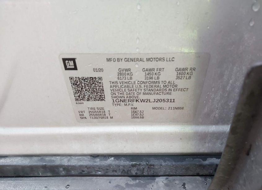 Photo 9 of 2020 Chevrolet Traverse FWD LS (VIN 1GNERFKW2LJ205311)