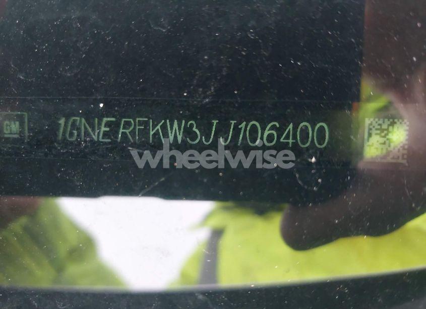 Photo 9 of 2018 Chevrolet Traverse LS (VIN 1GNERFKW3JJ106400)