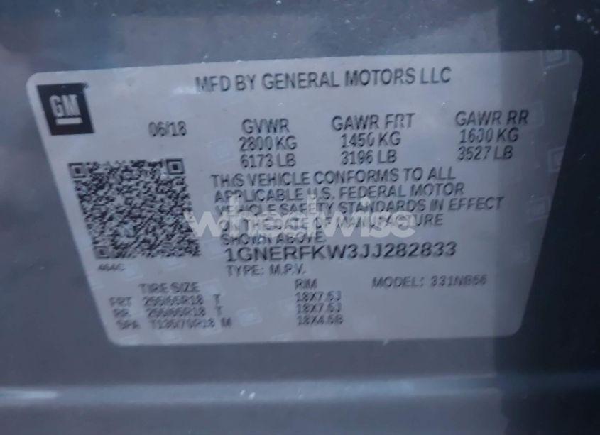 Photo 9 of 2018 Chevrolet Traverse LS (VIN 1GNERFKW3JJ282833)