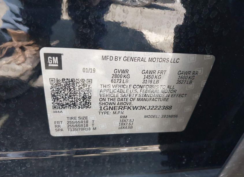 Photo 9 of 2019 Chevrolet Traverse LS (VIN 1GNERFKW3KJ222388)