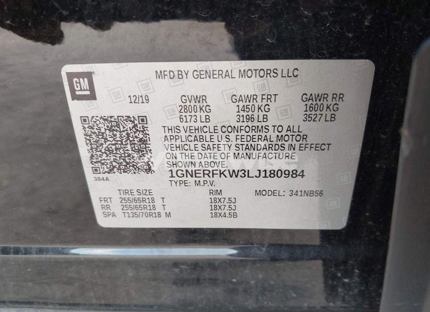 Photo 9 of 2020 Chevrolet Traverse FWD LS (VIN 1GNERFKW3LJ180984)