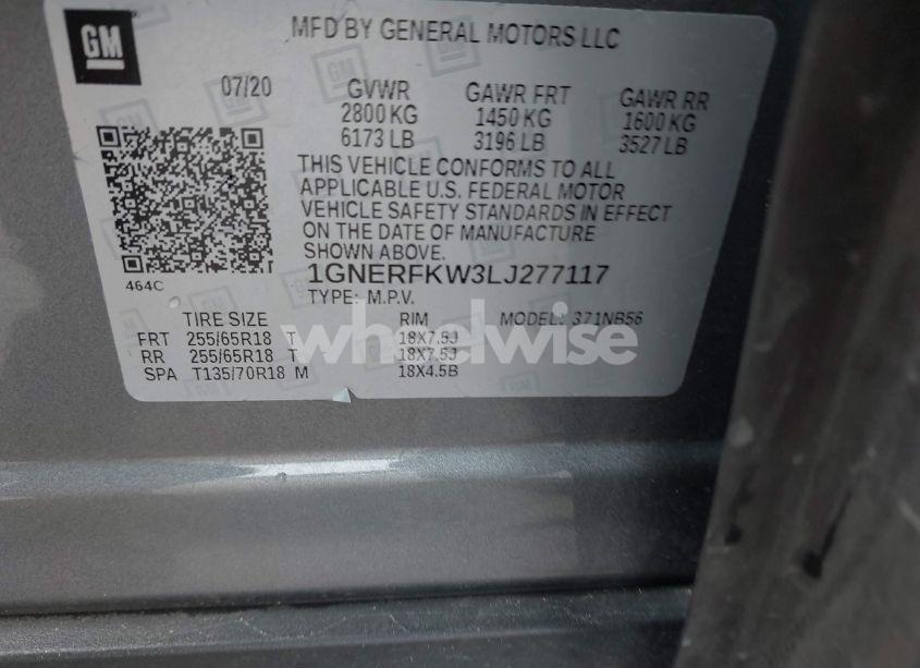 Photo 9 of 2020 Chevrolet Traverse FWD LS (VIN 1GNERFKW3LJ277117)