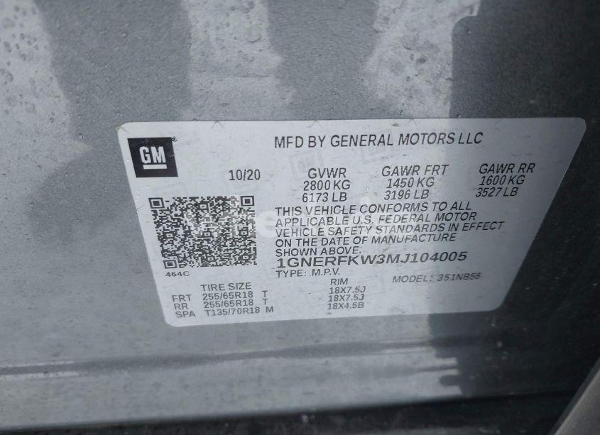 Photo 9 of 2021 Chevrolet Traverse FWD LS (VIN 1GNERFKW3MJ104005)