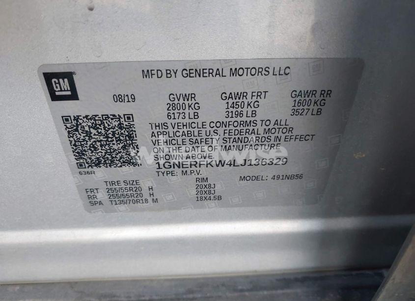 Photo 9 of 2020 Chevrolet Traverse FWD LS (VIN 1GNERFKW4LJ136329)