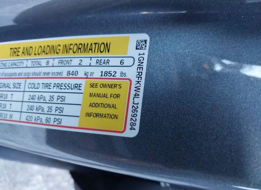 Photo 9 of 2020 Chevrolet Traverse FWD LS (VIN 1GNERFKW4LJ269284)