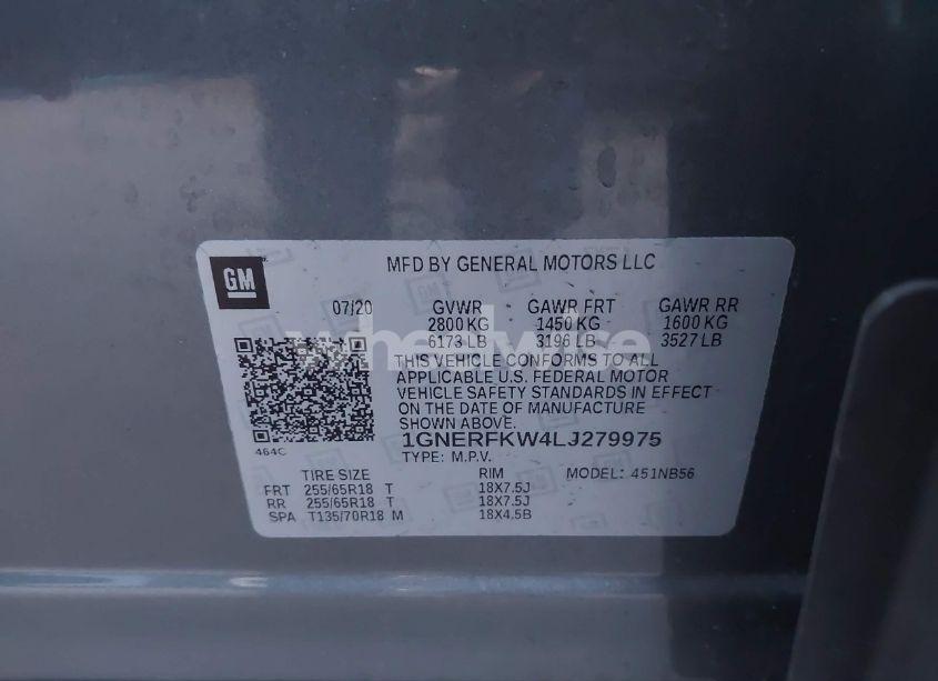 Photo 9 of 2020 Chevrolet Traverse FWD LS (VIN 1GNERFKW4LJ279975)