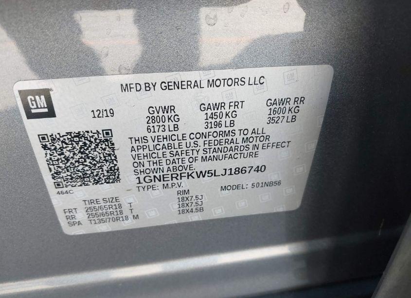 Photo 9 of 2020 Chevrolet Traverse FWD LS (VIN 1GNERFKW5LJ186740)