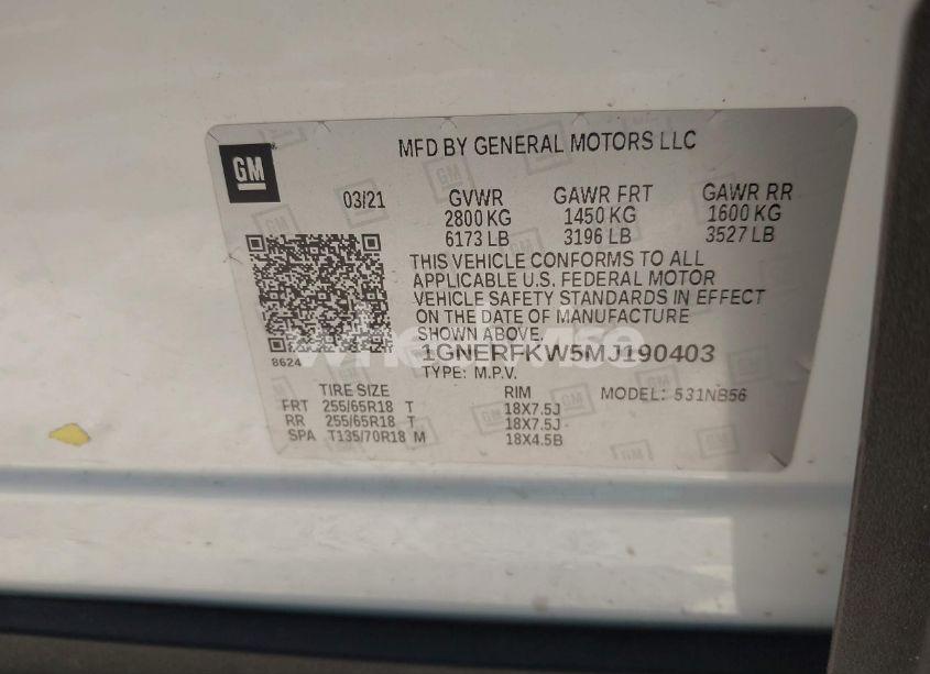 Photo 9 of 2021 Chevrolet Traverse FWD LS (VIN 1GNERFKW5MJ190403)