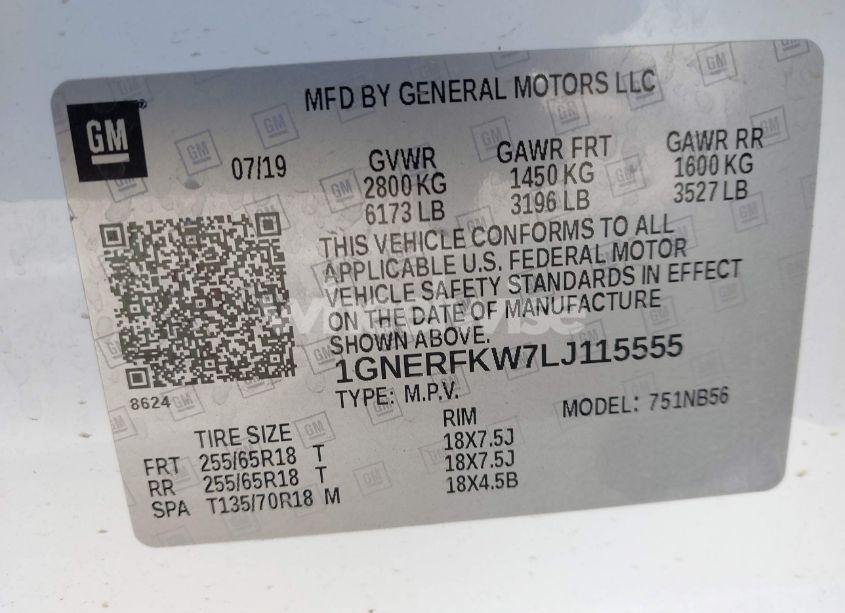 Photo 9 of 2020 Chevrolet Traverse FWD LS (VIN 1GNERFKW7LJ115555)