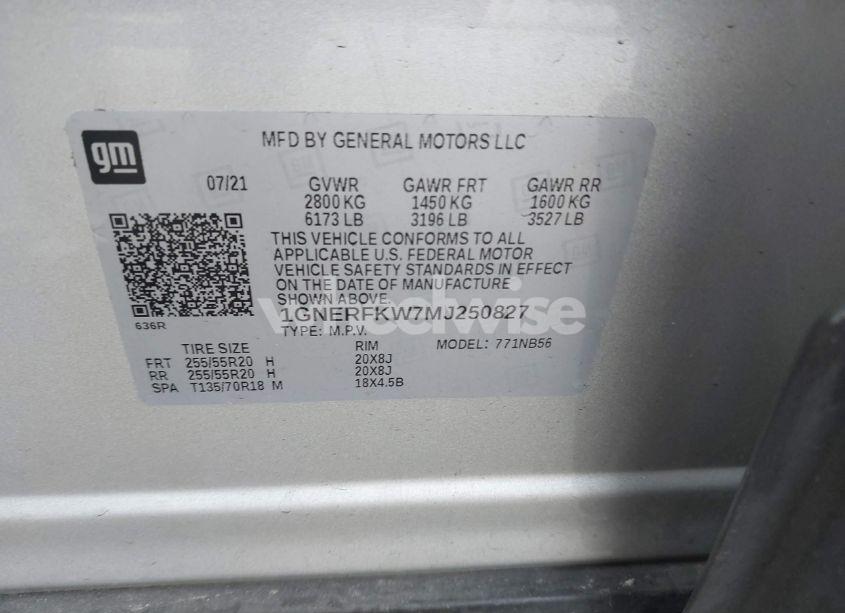 Photo 9 of 2021 Chevrolet Traverse FWD LS (VIN 1GNERFKW7MJ250827)