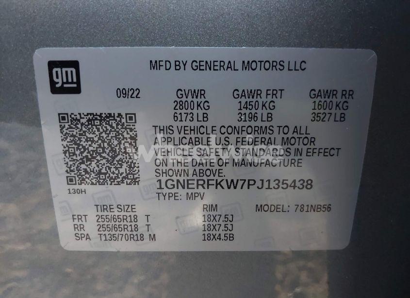 Photo 9 of 2023 Chevrolet Traverse FWD LS (VIN 1GNERFKW7PJ135438)