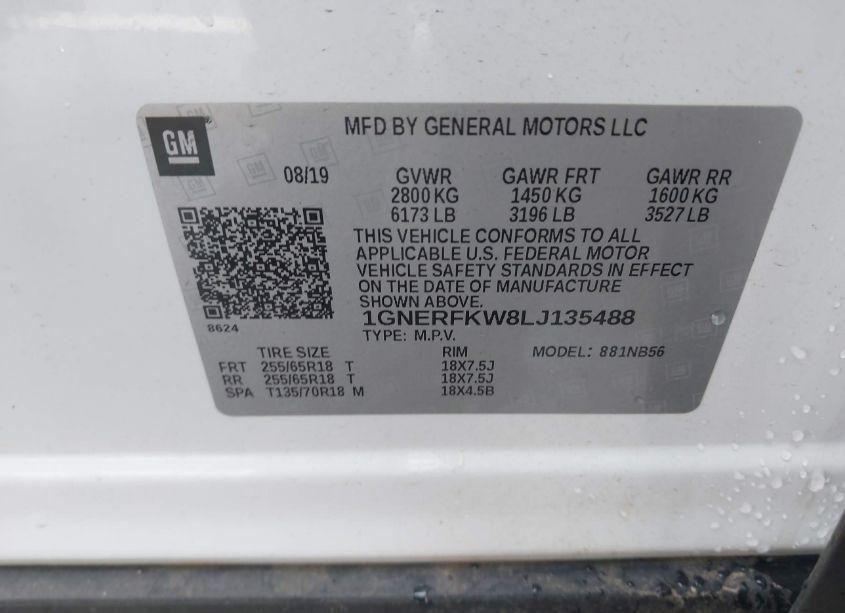 Photo 9 of 2020 Chevrolet Traverse FWD LS (VIN 1GNERFKW8LJ135488)