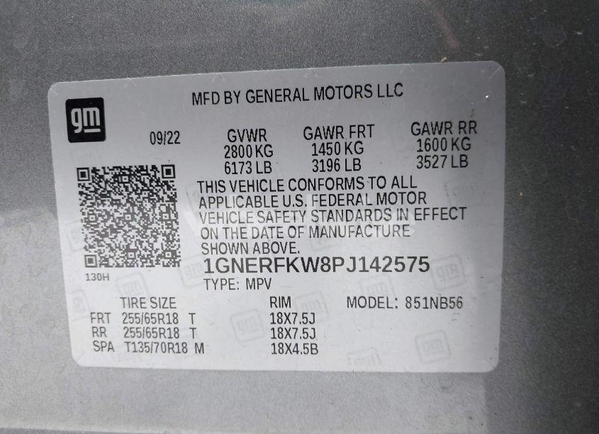 Photo 9 of 2023 Chevrolet Traverse FWD LS (VIN 1GNERFKW8PJ142575)