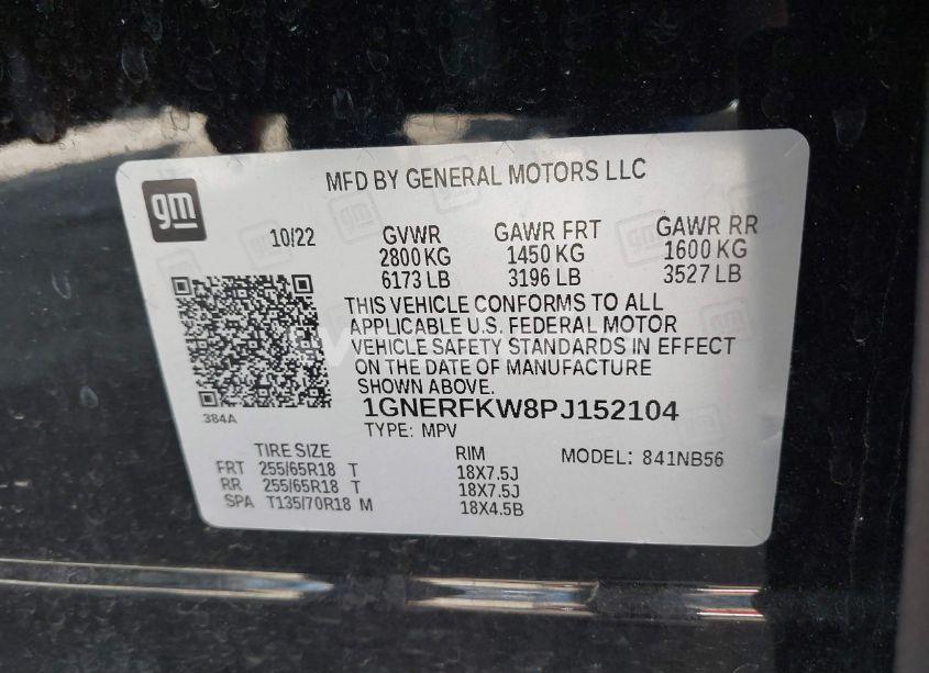 Photo 9 of 2023 Chevrolet Traverse FWD LS (VIN 1GNERFKW8PJ152104)