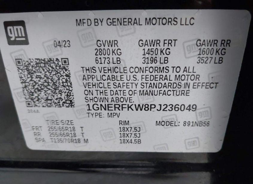 Photo 9 of 2023 Chevrolet Traverse FWD LS (VIN 1GNERFKW8PJ236049)