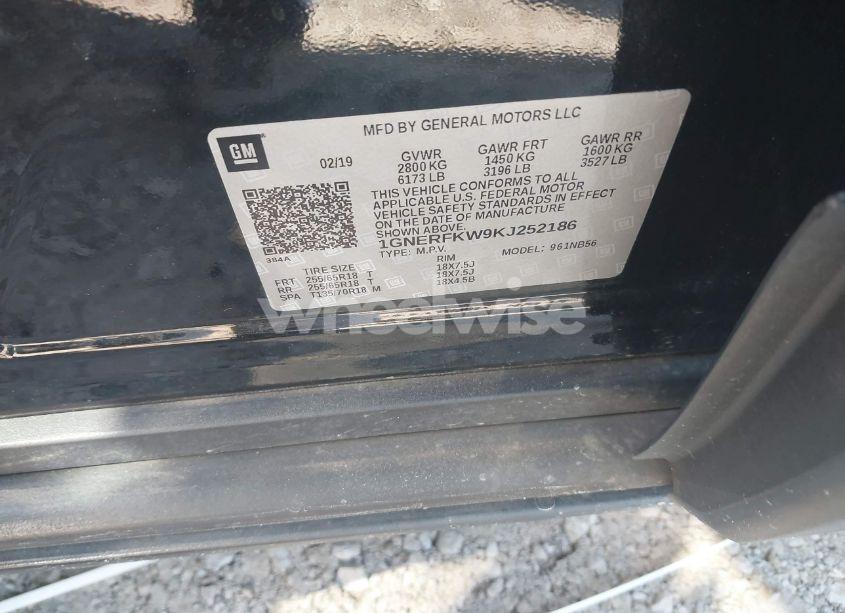 Photo 9 of 2019 Chevrolet Traverse LS (VIN 1GNERFKW9KJ252186)