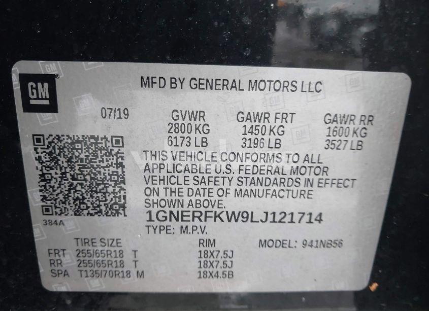 Photo 9 of 2020 Chevrolet Traverse FWD LS (VIN 1GNERFKW9LJ121714)