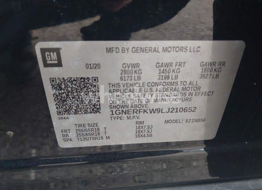 Photo 9 of 2020 Chevrolet Traverse FWD LS (VIN 1GNERFKW9LJ210652)