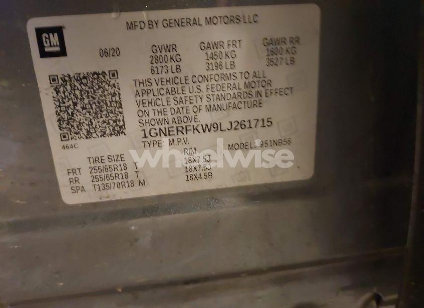 Photo 9 of 2020 Chevrolet Traverse FWD LS (VIN 1GNERFKW9LJ261715)