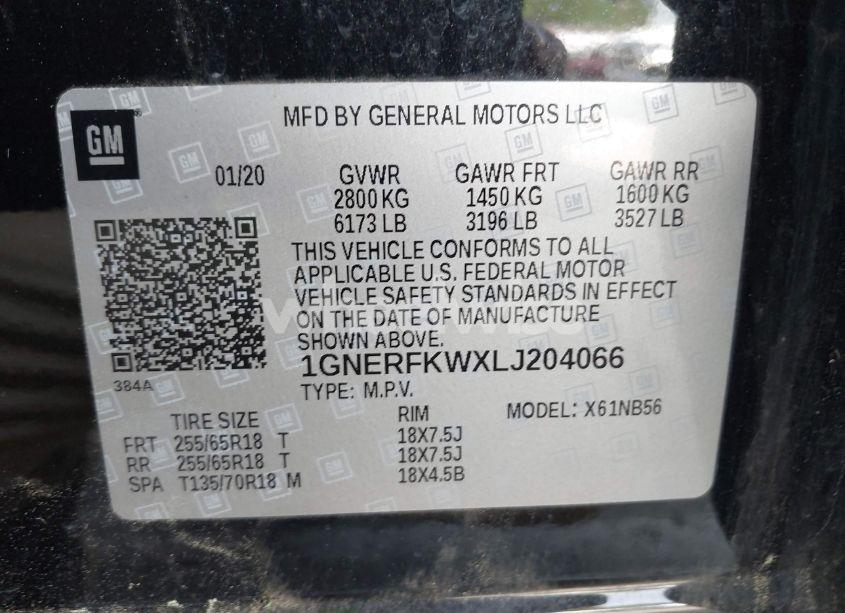 Photo 9 of 2020 Chevrolet Traverse FWD LS (VIN 1GNERFKWXLJ204066)