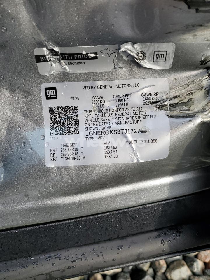 Photo 13 of 2026 CHEVROLET TRAVERSE LT (VIN 1GNERGKS3TJ172760)