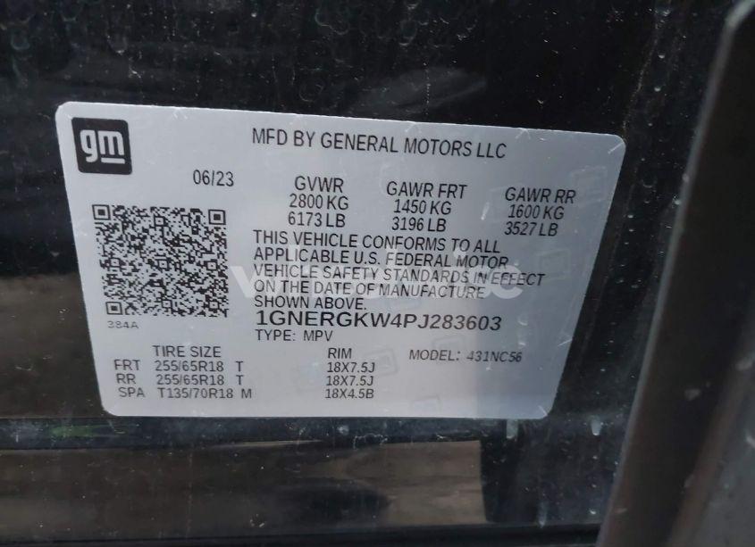 Photo 9 of 2023 Chevrolet Traverse FWD LT CLOTH (VIN 1GNERGKW4PJ283603)