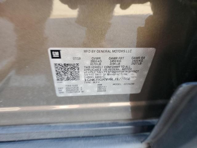 Photo 14 of 2020 CHEVROLET TRAVERSE LT (VIN 1GNERGKW6LJ127668)