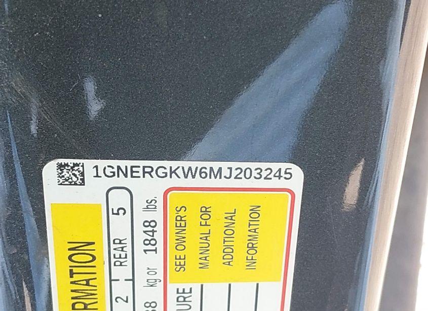 Photo 9 of 2021 Chevrolet Traverse FWD LT CLOTH (VIN 1GNERGKW6MJ203245)