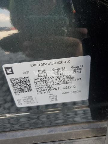 Photo 13 of 2020 CHEVROLET TRAVERSE LT (VIN 1GNERGKW7LJ322792)