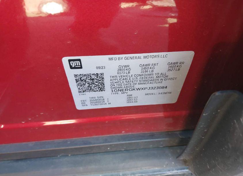 Photo 9 of 2023 Chevrolet Traverse FWD LT CLOTH (VIN 1GNERGKWXPJ323084)