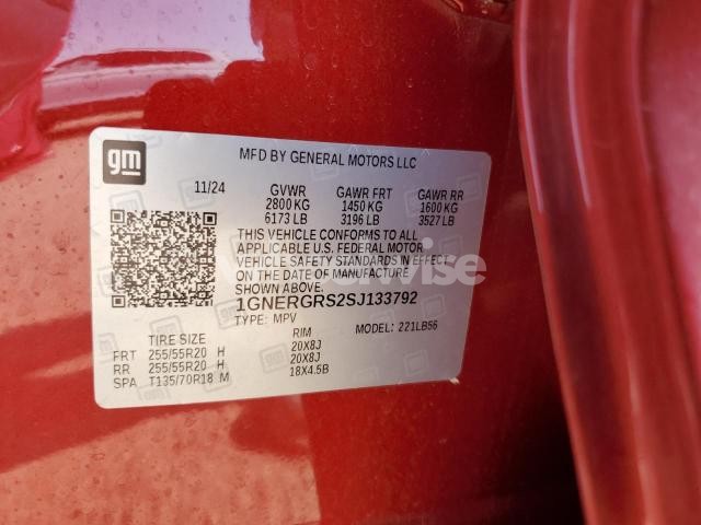 Photo 3 of 2025 CHEVROLET TRAVERSE LT (VIN 1GNERGRS2SJ133792)