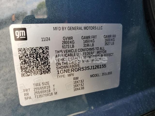 Photo 5 of 2025 CHEVROLET TRAVERSE LT (VIN 1GNERGRS3SJ126155)