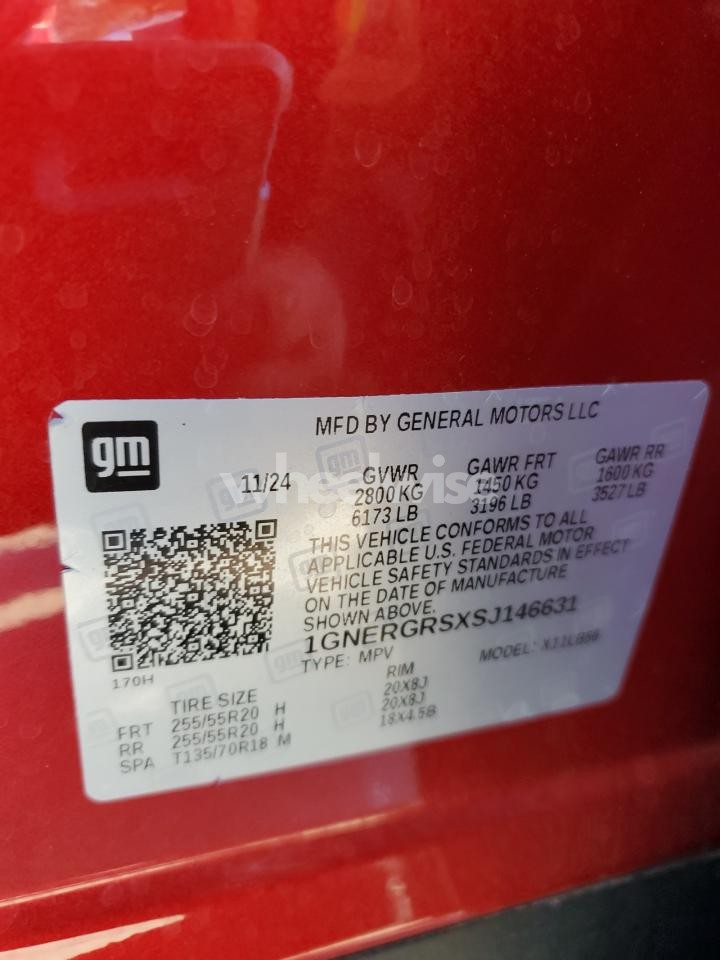 Photo 13 of 2025 CHEVROLET TRAVERSE LT (VIN 1GNERGRSXSJ146631)