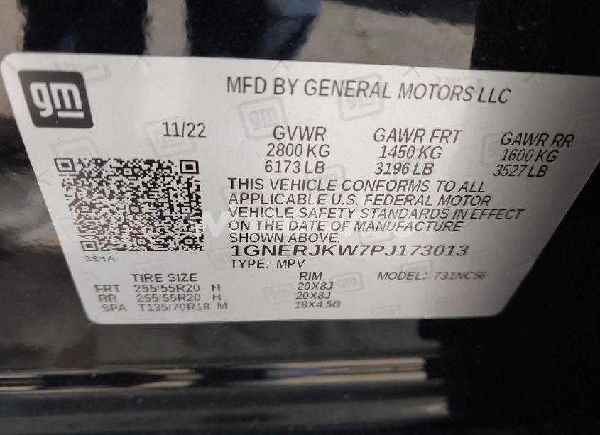 Photo 9 of 2023 Chevrolet Traverse FWD RS (VIN 1GNERJKW7PJ173013)