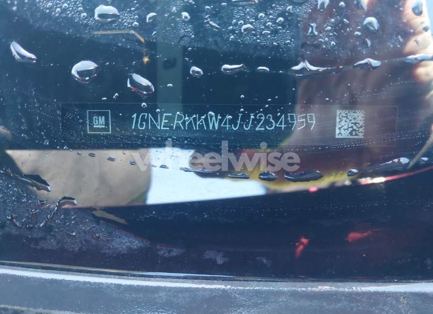 Photo 9 of 2018 Chevrolet Traverse PREMIER (VIN 1GNERKKW4JJ234959)