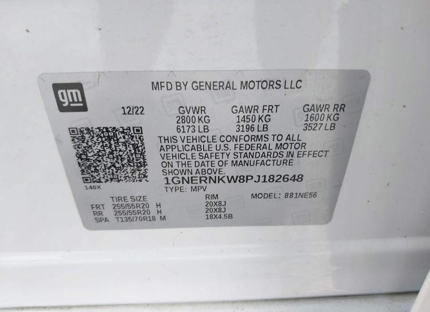 Photo 9 of 2023 Chevrolet Traverse FWD HIGH COUNTRY (VIN 1GNERNKW8PJ182648)