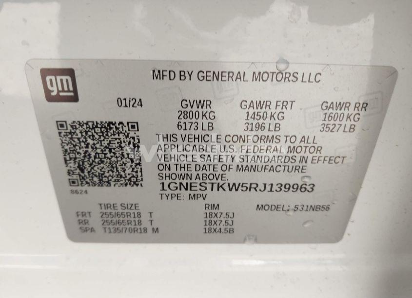 Photo 9 of 2024 Chevrolet Traverse LIMITED FWD LS (VIN 1GNESTKW5RJ139963)